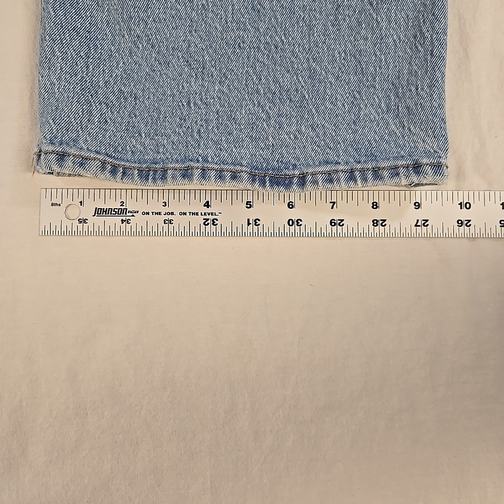 Abercrombie & Fitch 90s Relaxed High Rise Jeans Women 29x28 Light Wash Denim - Picture 10 of 16